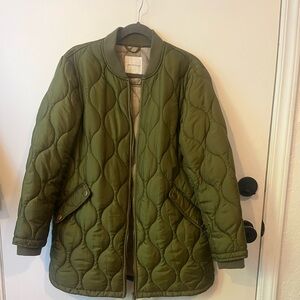 Green Quilted Jacket